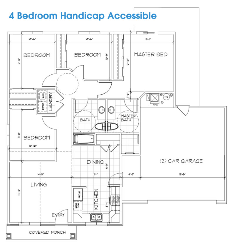 4 Bedroom Twin Home ADA