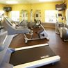 Fitness center with cardio equipment and weight machine