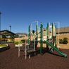 Playground and covered gazebo pavilion